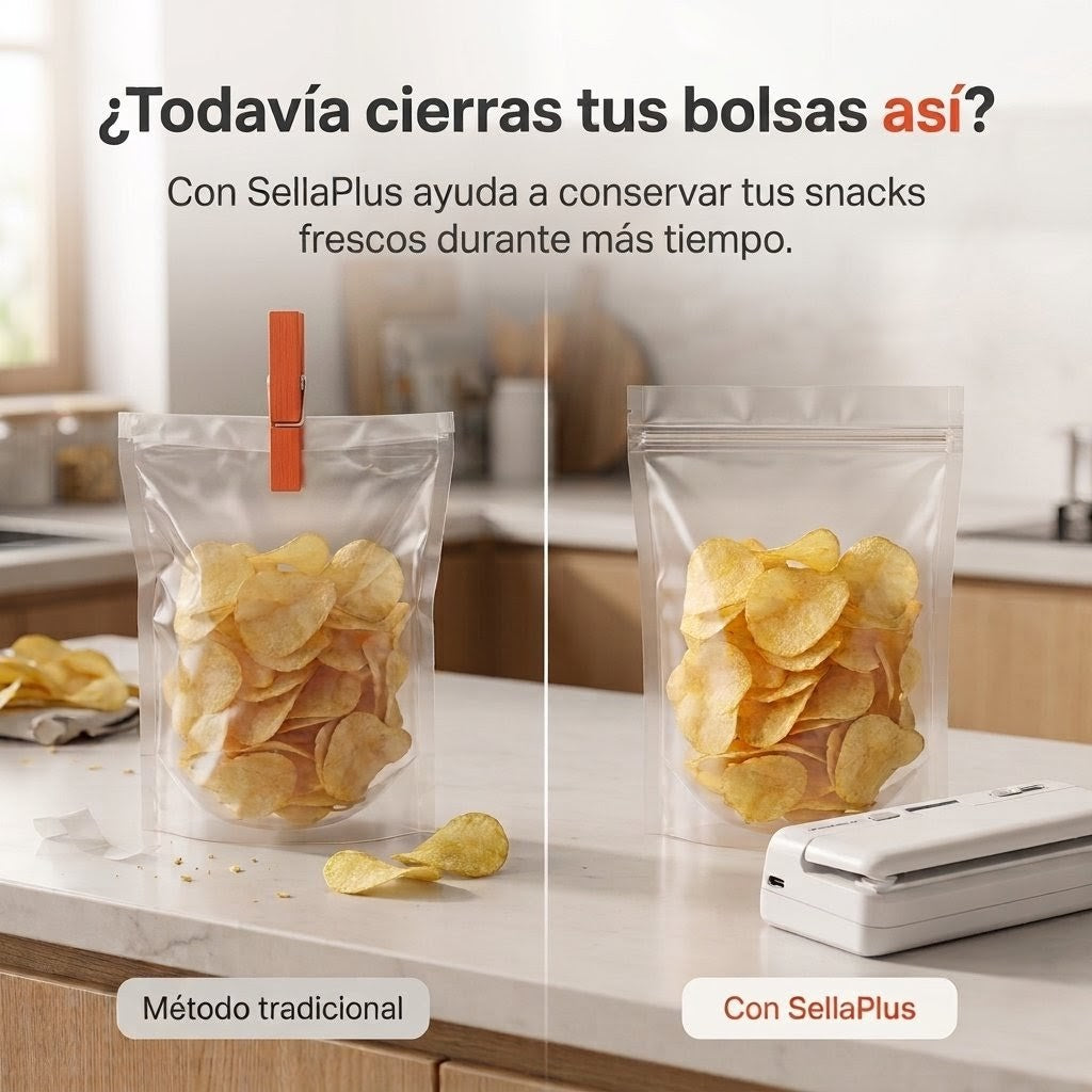 Sellador de Bolsas Portátil