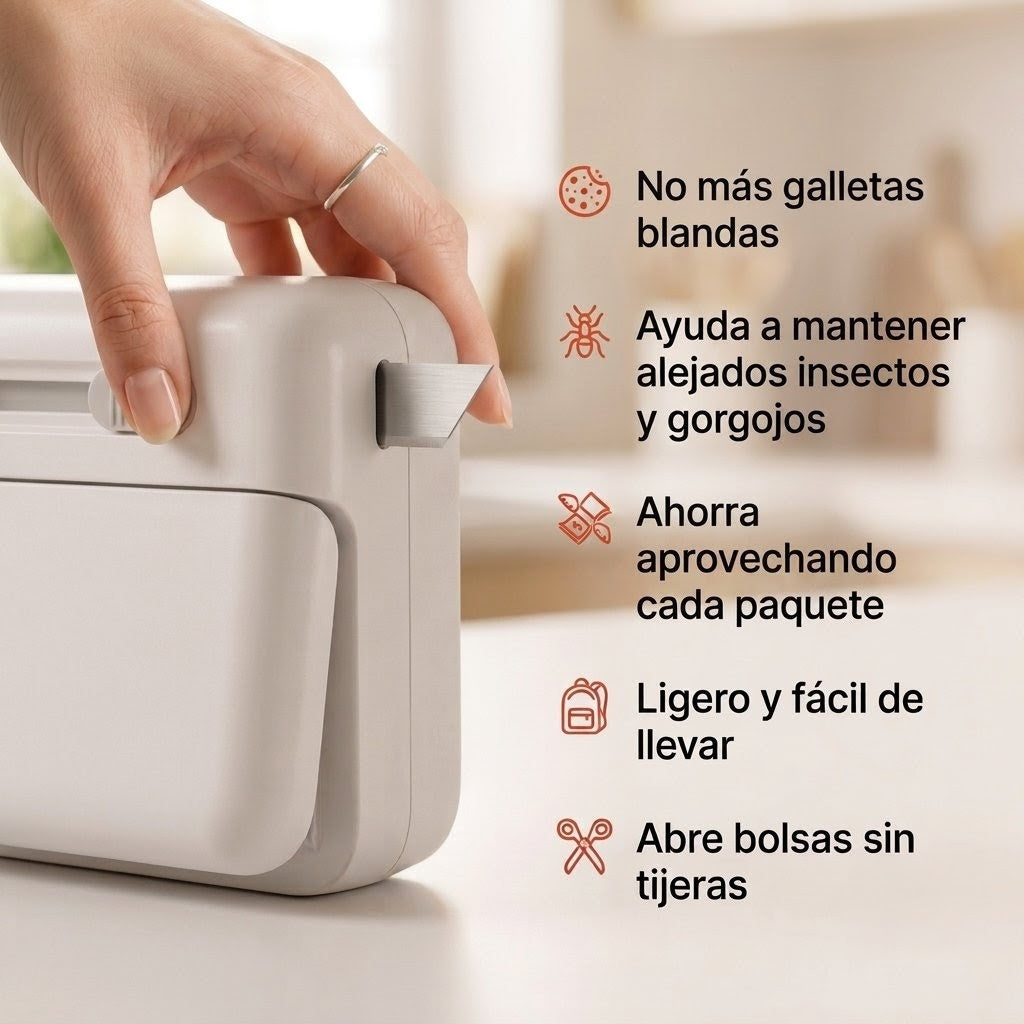 Sellador de Bolsas Portátil